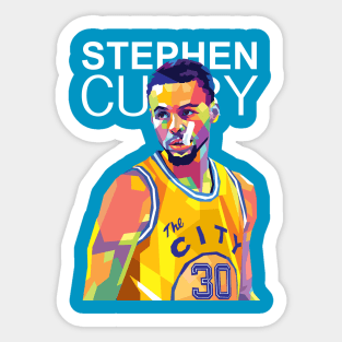 Curry on three Sticker